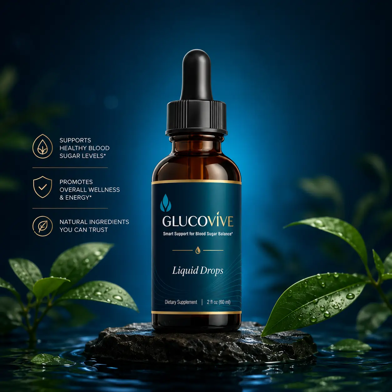 GlucoVive™ Liquid Metabolic Wellness Supplement